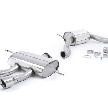 Seat Leon Cupra R 2.0 TSI 265ps - Resonated (Quieter) Cat-Back Exhaust System with Polished GT100 Tips - Polished