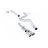 Seat Leon FR 2.0 TDI 150 - Non-Resonated (Louder) Cat-Back Exhaust System with Polished Tips - Polished