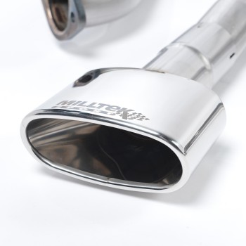 Seat Leon Cupra 280/290 (Non GPF Models) - Cat-Back Exhaust System (Louder) with Polished Oval Tips - Polished - Oval (Jet)