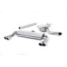 Seat Leon Cupra 280/290 (Non GPF Models) - Resonated (Quieter) Cat-Back Exhaust System with Front Silencer Delete & Quad Polished Round Tips - Polished - GT