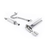 Seat Leon FR 1.4 TSI - Resonated (Quieter) Cat-Back Exhaust System with GT-80 Polished Trims - Polished