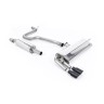 Seat Leon FR 1.4 TSI - Resonated (Quieter) Cat-Back Exhaust System with GT-80 Cerakote Black Trims - Cerakote Black