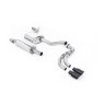 Seat Leon FR 1.8 TSI 180ps - Road+ (Part-Resonated) Cat-Back Exhaust System with Cerakote Black GT-80 Trims - Cerakote Black