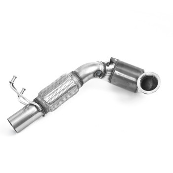 Large Bore Downpipe with Hi-Flow Sports Catalyst - For Milltek Cat-Back (Seat/VW) - Milltek Cat-Back