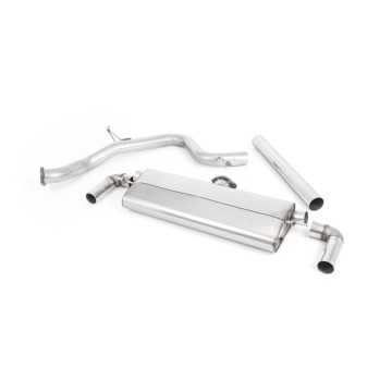 Seat Leon Cupra 290 (GPF Models) - Non-Resonated (Louder) Cat-Back Exhaust System with Quad GT-80 Polished Tips - Polished