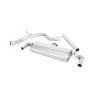 Seat Leon Cupra 290 (GPF Models) - Non-Resonated (Louder) Cat-Back Exhaust System with Quad GT-80 Polished Tips - Polished