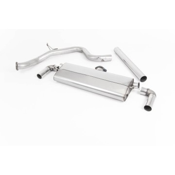 Seat Leon Cupra 300 2.0 TSI (Non GPF Models) - Non-Resonated (Louder) Cat-Back Exhaust System with Polished Oval Tips - Polished Oval