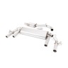 Seat Ateca Cupra 300 4Drive (GPF Models) - Resonated (Quieter) GPF/OPF-Back Exhaust System with GT-100 Polished Trims - Polished