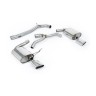 Seat Leon Cupra MK4 ST 310 & ST Cupra 300 - Non Resonated (Louder) Cat-Back Exhaust System with Polished Oval Tips - Polished - Oval (Jet)
