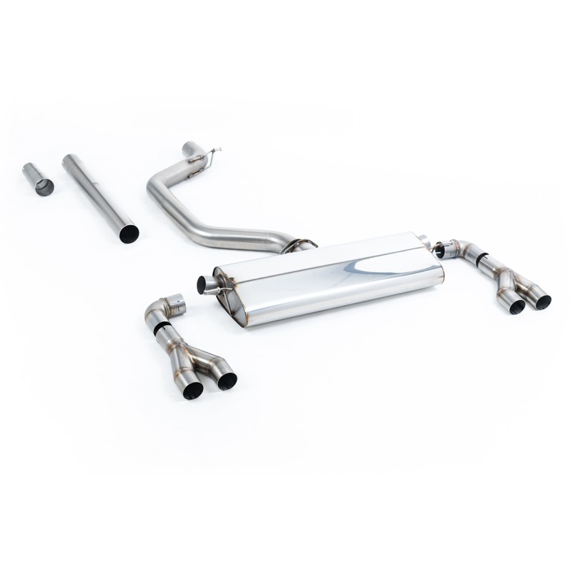 Seat Leon Cupra MK4 300ps (GPF Models) - Non Resonated (Louder) 80mm OPF/GPF Back System - Fits to OE Tips - OE