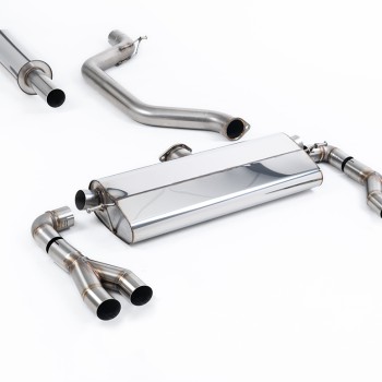 Seat Leon Cupra MK4 300ps (GPF Models) - Resonated (Quieter) 80mm OPF/GPF Back System - Fits to OE Tips - OE