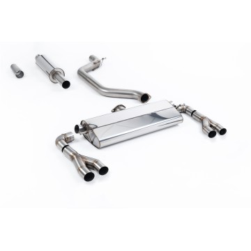 Seat Leon Cupra MK4 300ps (GPF Models) - Resonated (Quieter) 80mm OPF/GPF Back System - Fits to OE Tips - OE