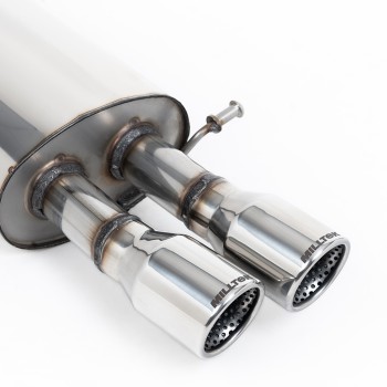 Skoda Octavia vRS 2.0 TSI/2.0T FSI - Resonated (Quieter) Cat-Back Exhaust System with Twin Polished Trims