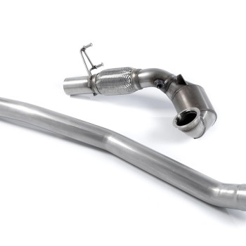 Seat Leon ST Cupra & Skoda vRS 2.0 TSI - Stainless Steel Cast Large Bore Downpipe with Hi-Flow Sports Catalyst (For Milltek Race Cat-Back)
