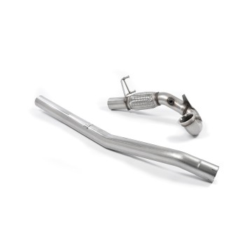 Seat Leon ST Cupra & Skoda vRS 2.0 TSI - Stainless Steel Cast Large Bore Downpipe with Catalyst Delete (For Milltek Cat-Back)