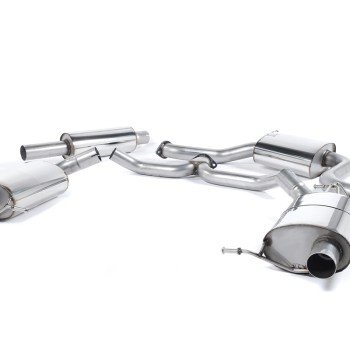 Skoda Octavia vRS 2.0 TSI 220/230/245ps - Resonated (Quieter) Cat-Back Exhaust System - Uses OE Tips