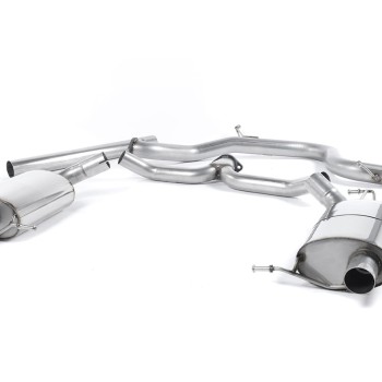Skoda Octavia vRS 2.0 TSI 220/230/245ps - Non-Resonated (Louder) Cat-Back Exhaust System - Uses OE Tips
