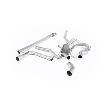 Suzuki Swift Sport 1.4 BoosterJet - Non-Resonated (Louder) Cat-Back Exhaust System with GT-115 Cerakote Black Trims - Cerakote Black