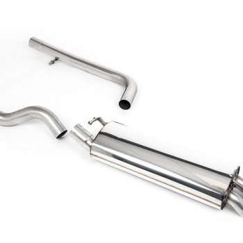 Seat Leon Cupra (1.8T/1.9 TDI) & VW Golf MK4 GTI (1.8T/1.9 TDI) - Non-Resonated (Louder) Cat-Back Exhaust System with Discrete Tips - Discrete