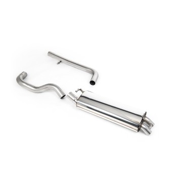 Seat Leon Cupra (1.8T/1.9 TDI) & VW Golf MK4 GTI (1.8T/1.9 TDI) - Non-Resonated (Louder) Cat-Back Exhaust System with Discrete Tips - Discrete