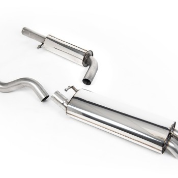 Seat Leon Cupra (1.8T/1.9 TDI) & VW Golf MK4 GTI (1.8T/1.9 TDI) - Resonated (Quieter) Cat-Back Exhaust System with Discrete Tips - Discrete