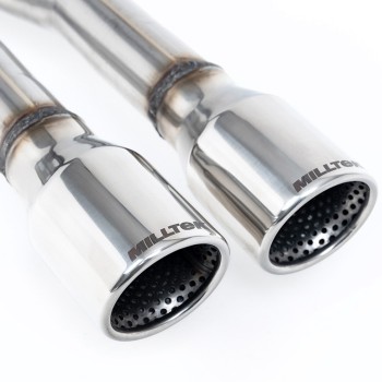 VW Bora/Jetta 1.8T/1.9TDI - Non-Resonated (Louder) Cat-Back Exhaust System with Polished Twin Tips
