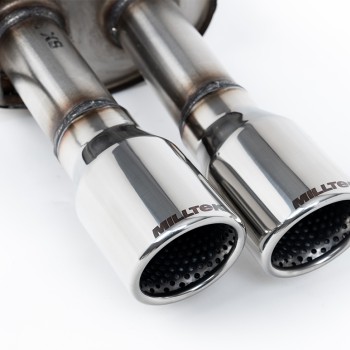 VW Polo GTI 1.8T - Non-Resonated (Louder) Cat-Back Exhaust System with Twin JET Trims