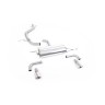 VW Golf GTi Mk6 - Non-Resonated (Louder) Cat-Back Exhaust System with Dual Polished Trims - Polished - 100 - Jet