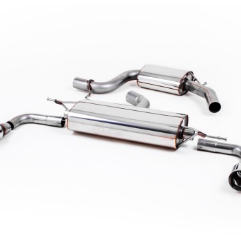 VW Golf GTi Mk6 - Resonated (Quieter) Cat-Back Exhaust System - Polished - 100 - GT