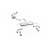 VW Golf GTi Mk6 - Resonated (quieter) Cat-Back Exhaust System with Dual Polished Trims - Polished - 100 - Jet