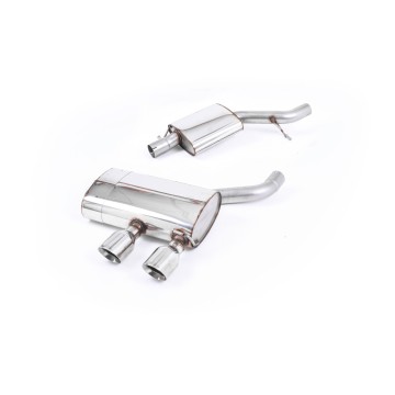 VW Golf MK5 R32 3.2 V6 - Resonated (Quieter) Cat-Back Exhaust System - Polished