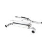 VW Golf MK4 R32 - Resonated (Quieter) Cat-Back Exhaust System with Polished Trims - GT - Polished