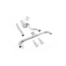 VW Scirocco R - Non-Resonated (Louder) Cat-Back Exhaust System with Polished Tips - Polished