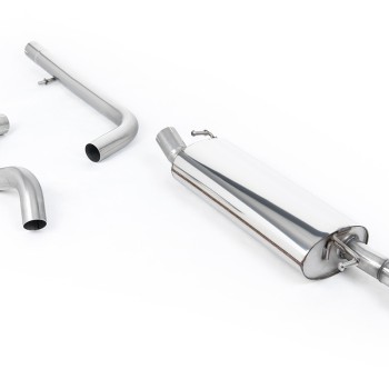 VW Golf MK4 337 Anniversary 180bhp - Non-Resonated (Louder) Cat-Back Exhaust System with Single GT100 Trim