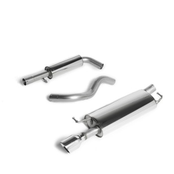 VW Golf MK4 337 Anniversary 180bhp - Resonated (Quieter) Cat-Back Exhaust System with Single GT100 Tip