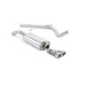 Audi A1 TFSI/VW Polo GTI 1.4 ACT/DSG - Non-Resonated (Louder) Cat-Back Exhaust System with Polished Trims - Polished