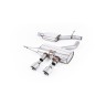 VW Golf R Mk6 - Resonated (Quieter) Cat-Back Exhaust System with Polished Trims - Polished