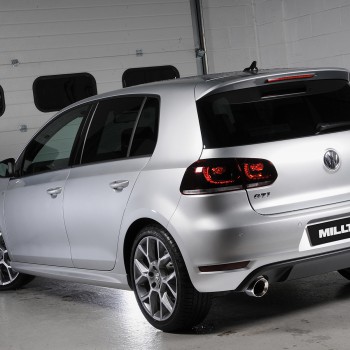 VW Golf Mk6 GTi Edition 35 - Non-Resonated (Louder) Cat-Back Exhaust System with Polished Trims