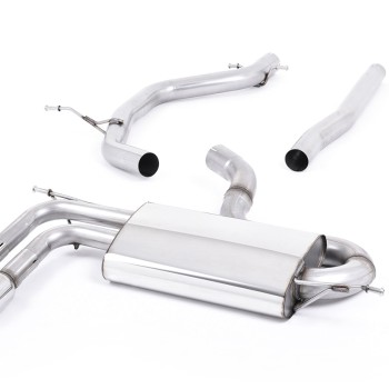 Audi A3/VW Golf GTD/Scirocco GT - TDI 2.0 170PS - DPF-Back Exhaust System with Polished Trims - Polished