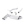 Audi A3/VW Golf GTD/Scirocco GT - TDI 2.0 170PS - DPF-Back Exhaust System with Polished Trims - Polished
