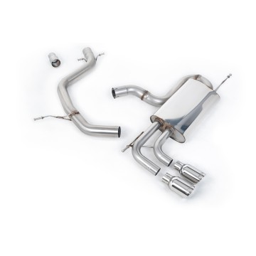 VW Golf Mk6 GT 1.4 TSI 160PS - Non-Resonated (Louder) Cat-Back Exhaust System with Polished Tips - Polished