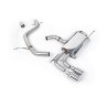 VW Golf Mk6 GT 1.4 TSI 160PS - Non-Resonated (Louder) Cat-Back Exhaust System with Polished Tips - Polished