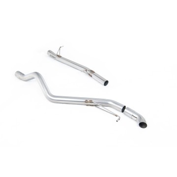 VW T5/T6 SWB - Non-Resonated (Louder) DPF-Back Exhaust System with Discrete Outlet - Discrete
