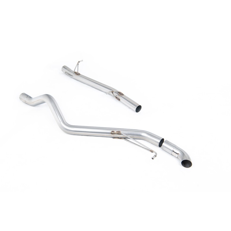 VW T5/T6 SWB - Non-Resonated (Louder) DPF-Back Exhaust System with Discrete Outlet - Discrete