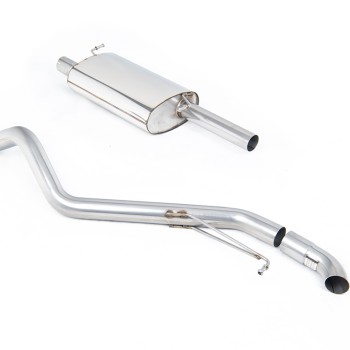 VW T5/T6 SWB - Resonated (Quieter) DPF-Back Exhaust System with Discrete Outlet - Discrete