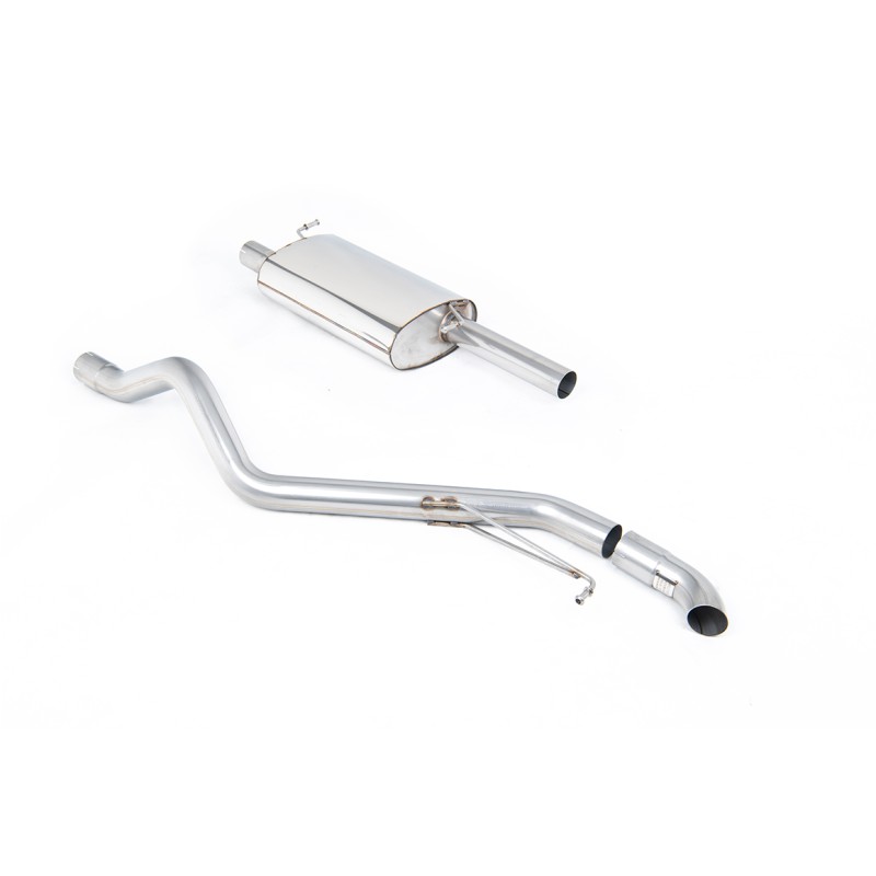 VW T5/T6 SWB - Resonated (Quieter) DPF-Back Exhaust System with Discrete Outlet - Discrete