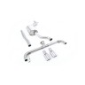 VW Scirocco R - Non-Resonated (Louder) Cat-Back Exhaust System with Polished Oval Tips - Polished Oval