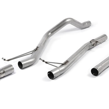 VW T5/T6 LWB - Non-Resonated (Louder) DPF-Back Exhaust System with Discrete Outlet - Discrete