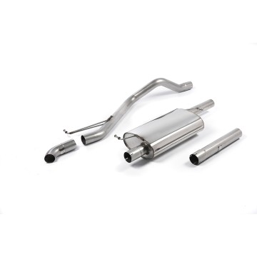 VW T5/T6 LWB - Resonated (Quieter) DPF-Back Exhaust System with Discrete Outlet - Discrete