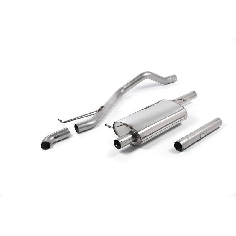 VW T5/T6 LWB - Resonated (Quieter) DPF-Back Exhaust System with Discrete Outlet - Discrete